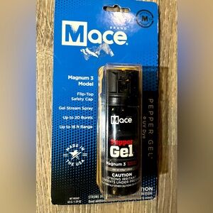 MACE® BRAND Pepper Gel Magnum 3 Defense Spray With Dye And Belt Clip